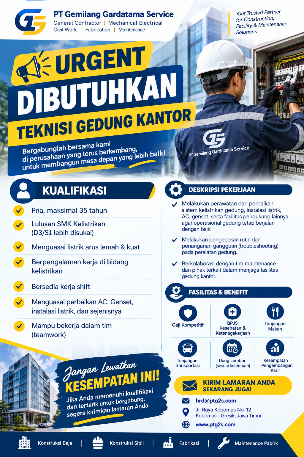 TEKNISI GEDUNG KANTOR
